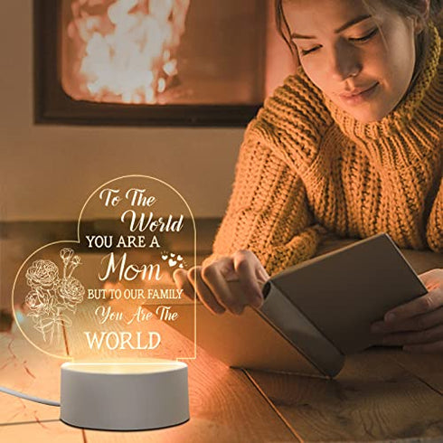3D Night Light For Mom